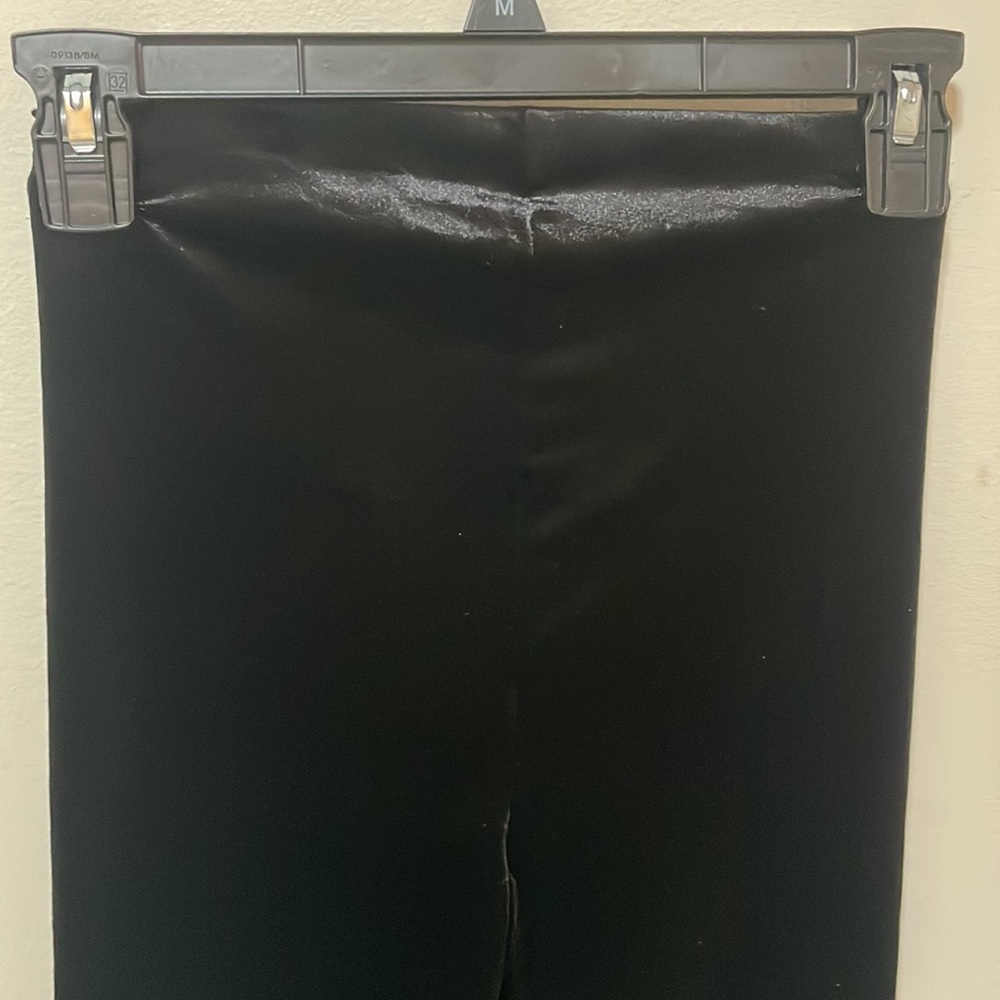 Zara black velvet leggings - Picture 9 of 11